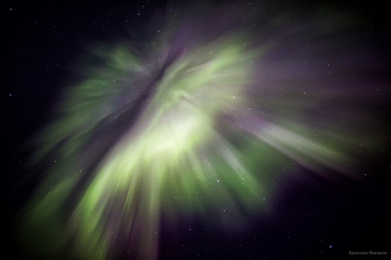 Northern lights in the sky over Murmansk region, Russia, photo 5